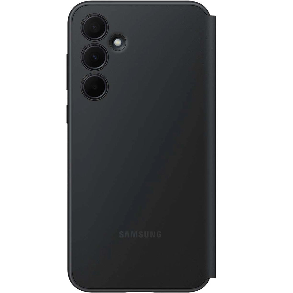 Schutzhülle mit Klappe für Galaxy A35 5G, Samsung Smart View Wallet Case, Schwarz