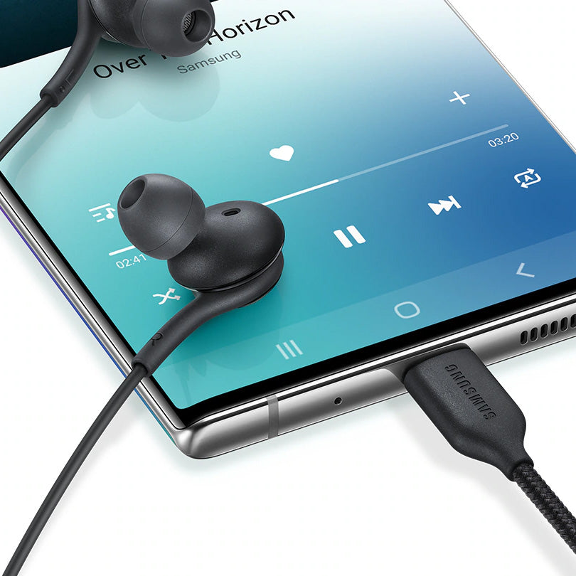 In-Ear-Kopfhörer, kabelgebunden USB-C, Samsung by AKG Type-C Earphones, Schwarz