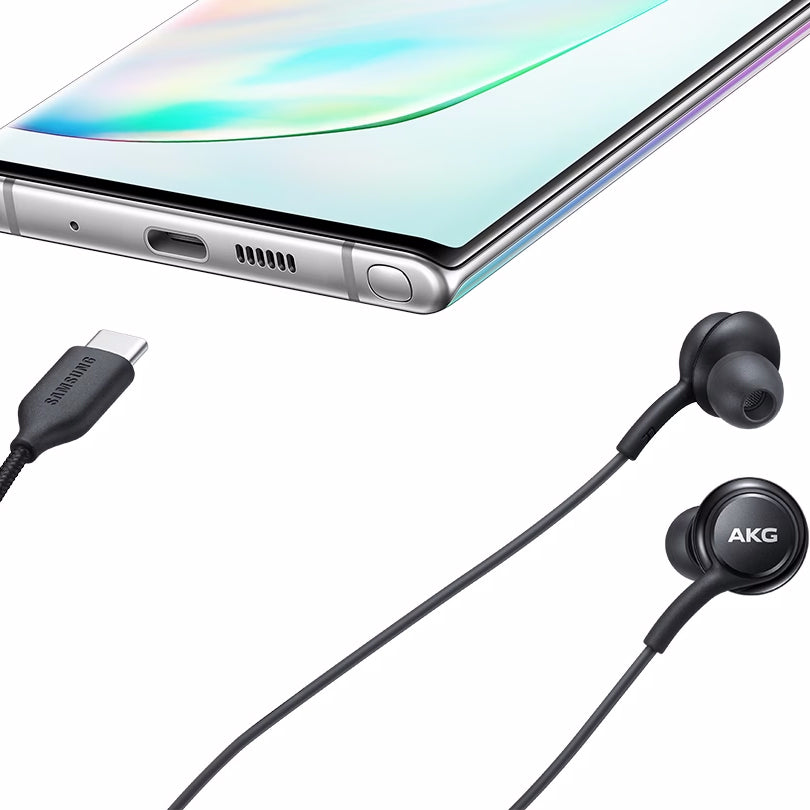 In-Ear-Kopfhörer, kabelgebunden USB-C, Samsung by AKG Type-C Earphones, Schwarz