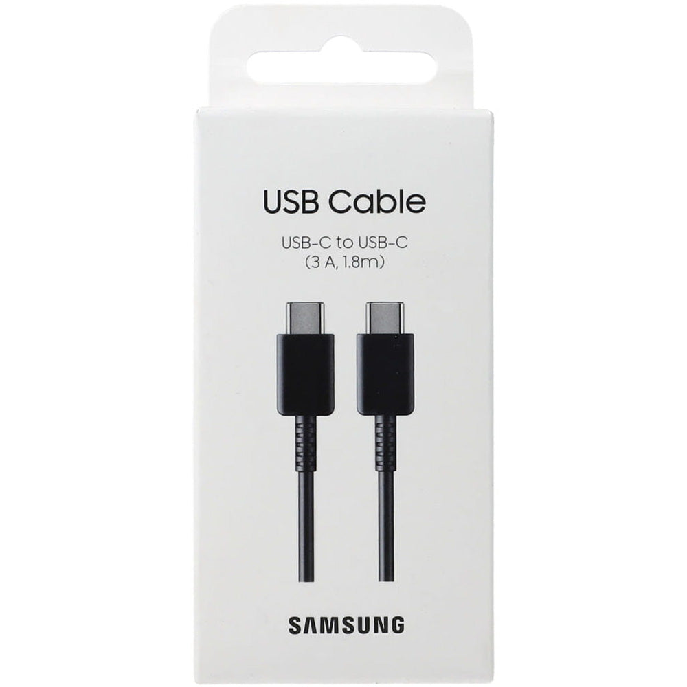 Samsung Kabel EP-DX310JB USB-C auf USB-C 1,8m 3A, Schwarz