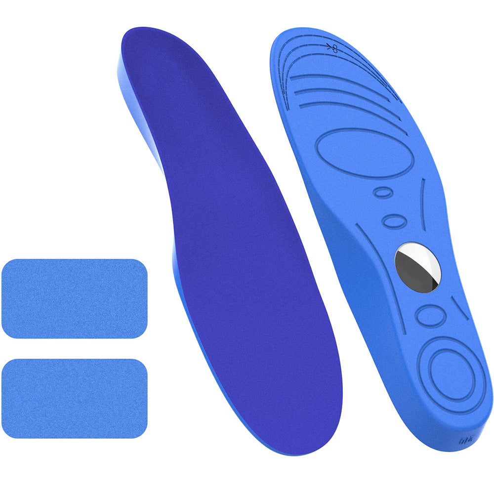 Schuheinlagen mit Hülle für Apple AirTag in der Größe 155–170 mm, Hurtel, Blau