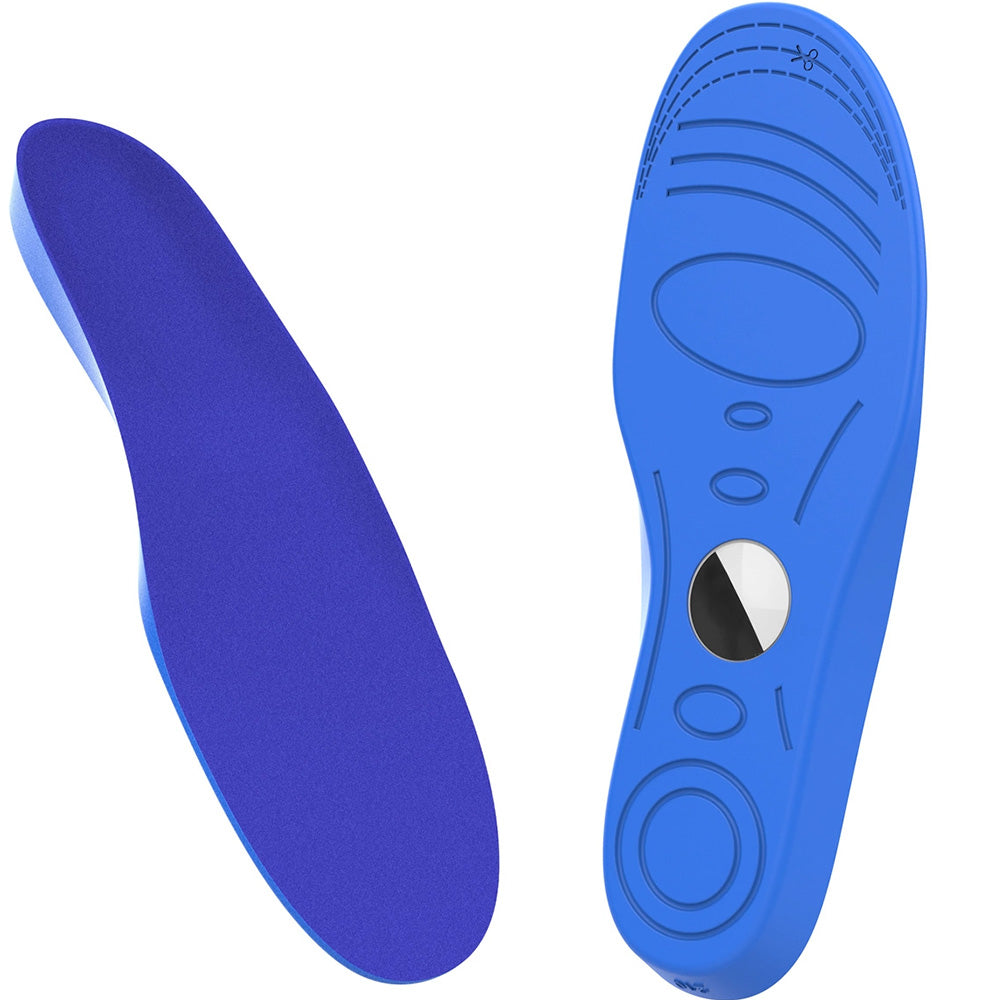 Schuheinlagen mit Hülle für Apple AirTag in der Größe 155–170 mm, Hurtel, Blau