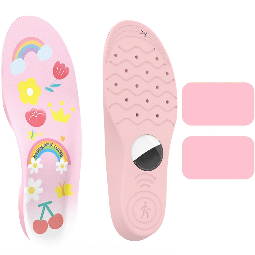 Schuheinlagen mit Hülle für Apple AirTag in der Größe 155–170 mm, Hurtel, Rosa