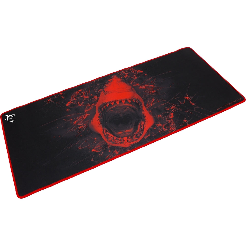 Gaming-Mauspad, White Shark SKYWALKER XL, 800 x 350 mm, Schwarz-Rot