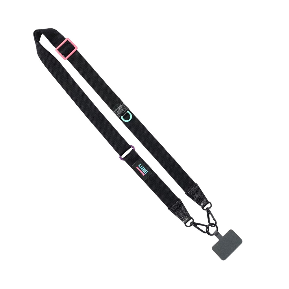 Handy Lanyard UAG Scout Crossbody Lanyard, Schwarz mit Bunten Details