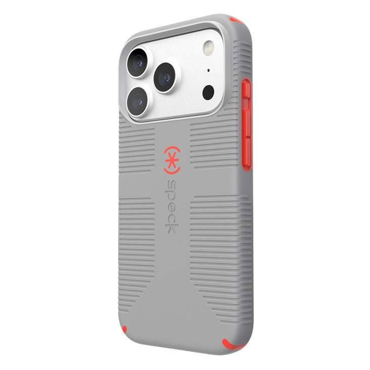 Handyhülle für iPhone 18 Pro / 17 Pro, Speck Candyshell Grip mit MagSafe, Grau (4/9)