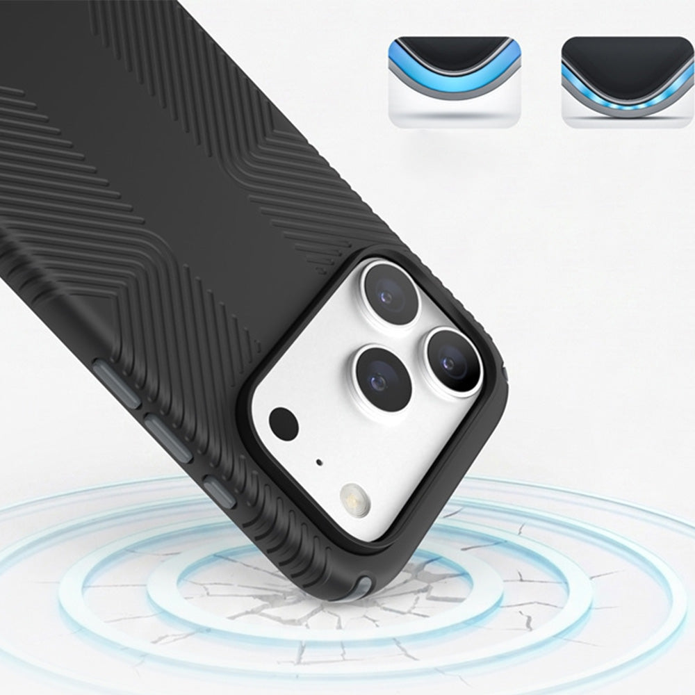 Handyhülle für iPhone 18 Pro / 17 Pro, Speck Presidio2 Grip mit MagSafe, Schwarz (3/9)