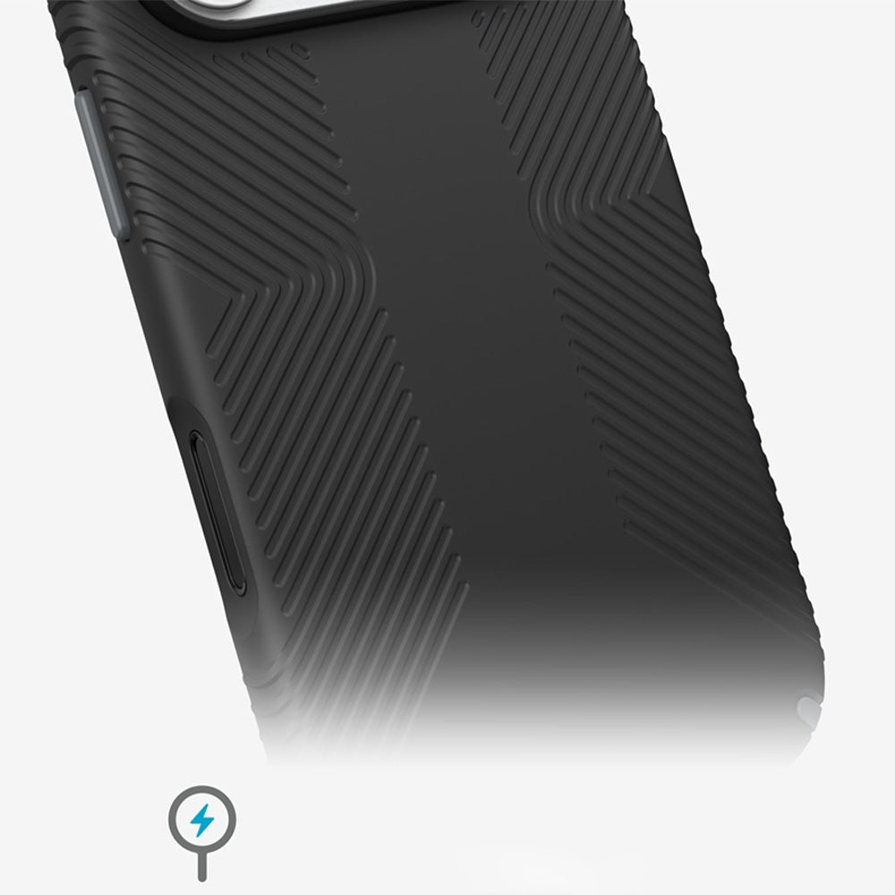 Handyhülle für iPhone 18 Pro / 17 Pro, Speck Presidio2 Grip mit MagSafe, Schwarz (5/9)