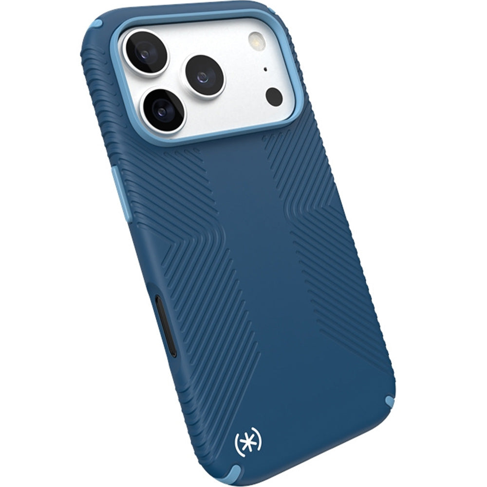 Handyhülle für iPhone 18 Pro / 17 Pro, Speck Presidio2 Grip mit MagSafe, Blau (4/9)