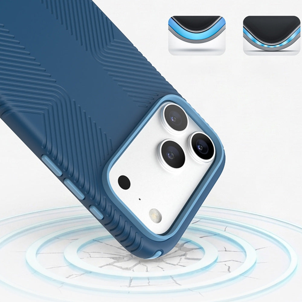 Handyhülle für iPhone 18 Pro Max / 17 Pro Max, Speck Presidio2 Grip mit MagSafe, Blau (3/10)