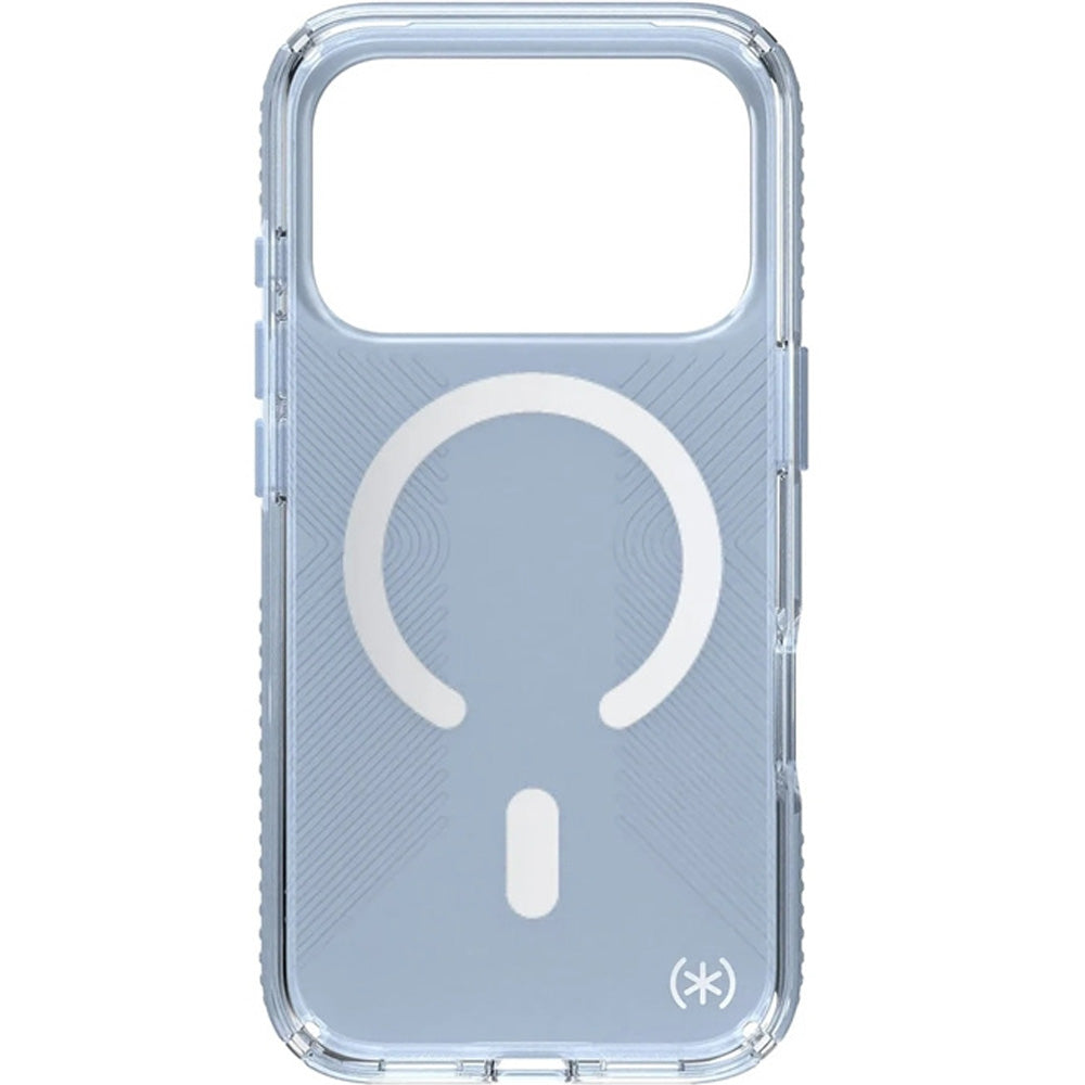 Handyhülle für iPhone 18 Pro / 17 Pro, Speck Presidio Lux Grip mit MagSafe, Blau-Rauchfarben (5/10)
