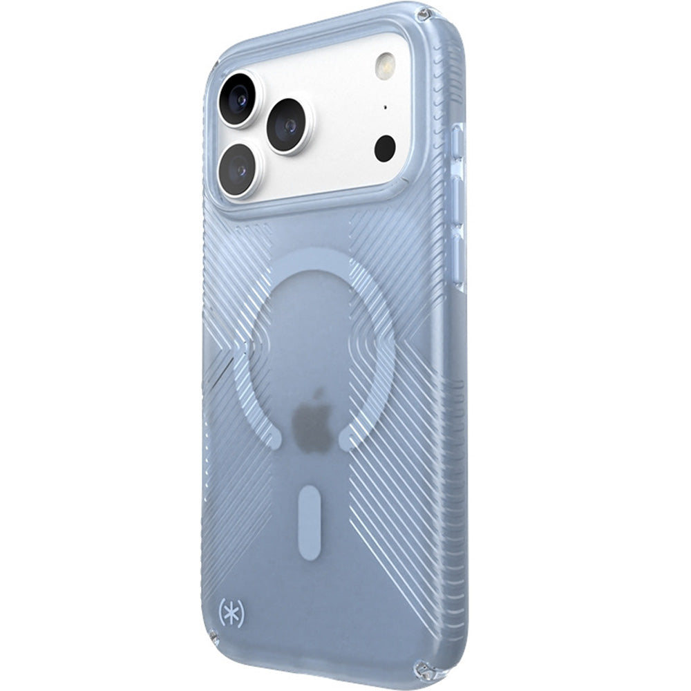 Handyhülle für iPhone 18 Pro Max / 17 Pro Max, Speck Presidio Lux Grip mit MagSafe, Blau-Rauchfarben (2/10)