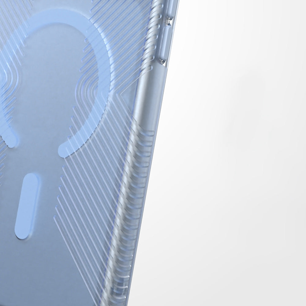 Handyhülle für iPhone 18 Pro Max / 17 Pro Max, Speck Presidio Lux Grip mit MagSafe, Blau-Rauchfarben (6/10)