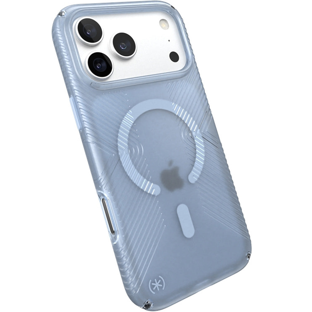 Handyhülle für iPhone 18 Pro Max / 17 Pro Max, Speck Presidio Lux Grip mit MagSafe, Blau-Rauchfarben (4/10)