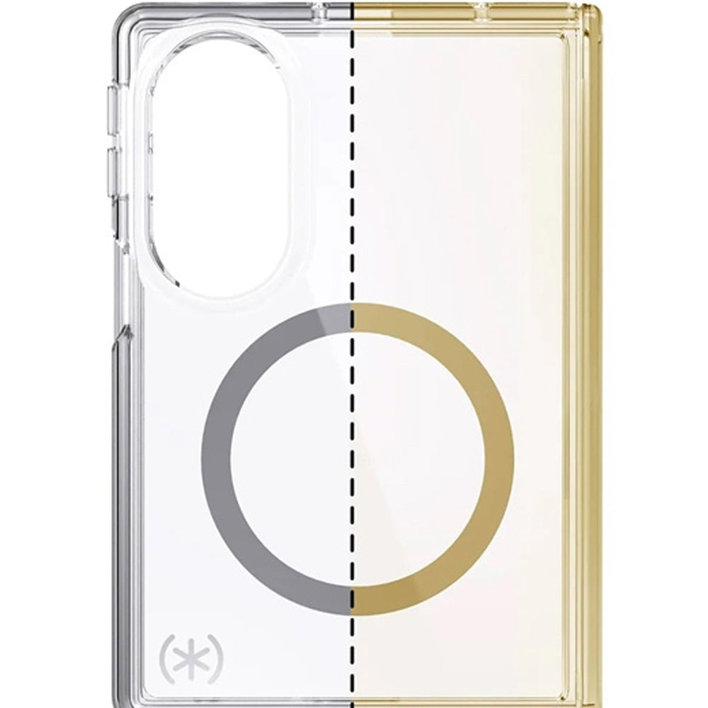 Handyhülle für Galaxy Z Fold8 Ultra / Fold7, Speck Presidio Perfect-Clear Fold mit MagSafe, Transparent-Grau (8/12)