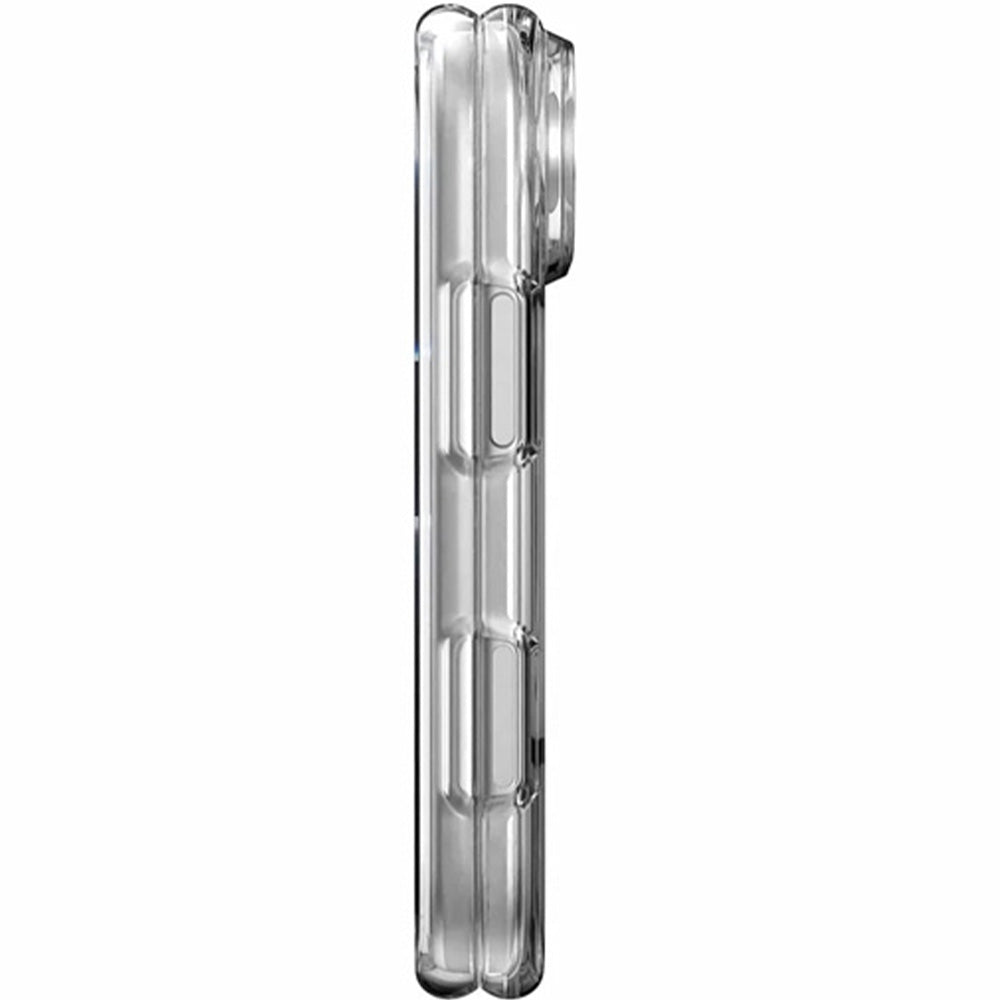 Handyhülle für iPhone Duo, Speck Presidio Perfect-Clear Fold mit MagSafe, Transparent-Grau (8/9)