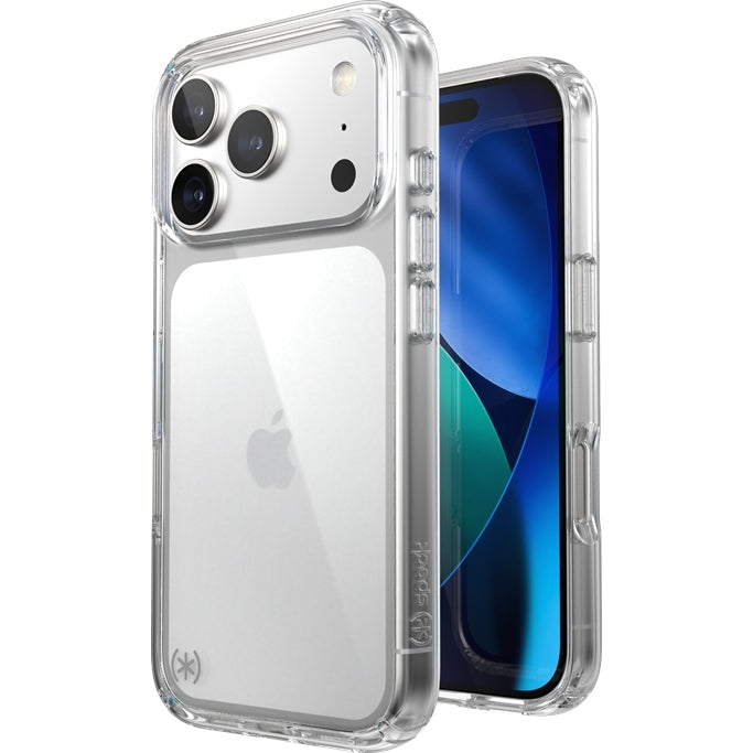 Handyhülle für iPhone 17 Pro, Speck Presidio Perfect-Clear, Transparent