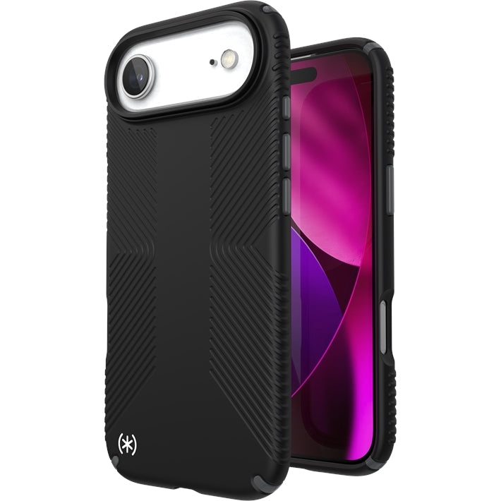 Handyhülle für iPhone Air, Speck Presidio2 Grip, Schwarz