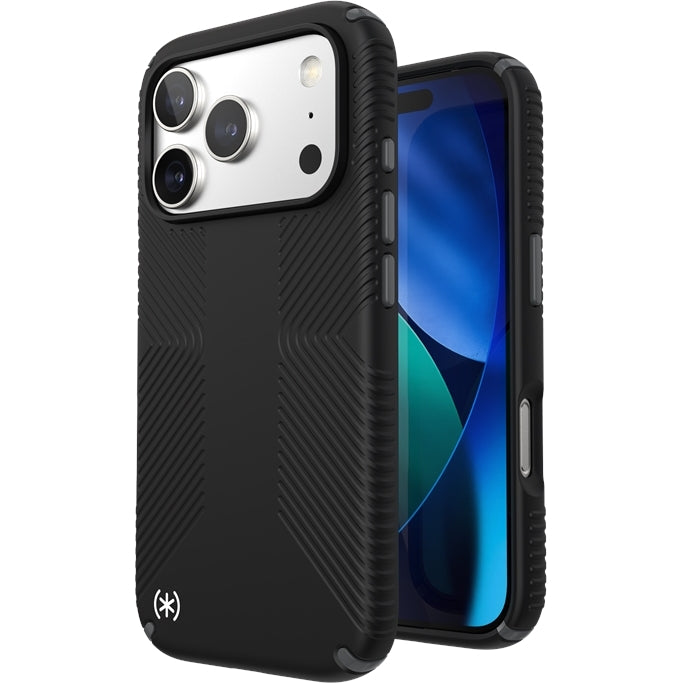 Handyhülle für iPhone 17 Pro, Speck Presidio2 Grip, Schwarz