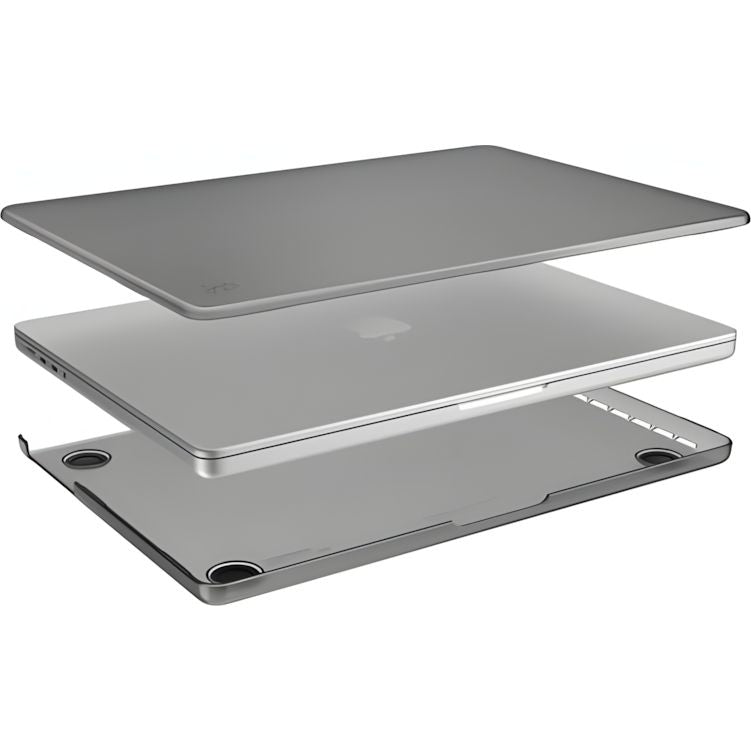 Schutzhülle für MacBook Pro 16" 2021-2026, Speck SmartShell, Durchscheinend-Schwarz