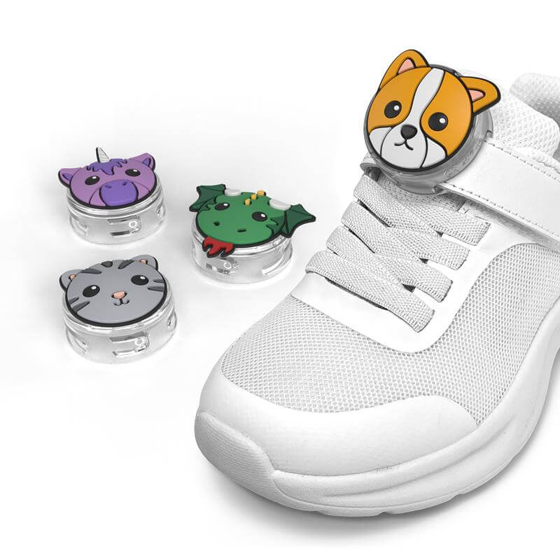 Hülle / Halter für Apple AirTag, Speck Tagimals für Kinder, für Schnürsenkel, 4 Stück