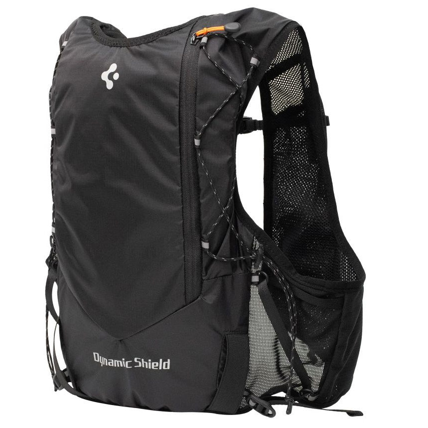 Laufweste, Spigen A721 Dynamic Shield Running Vest Active M-L + Soft Flask, Schwarz