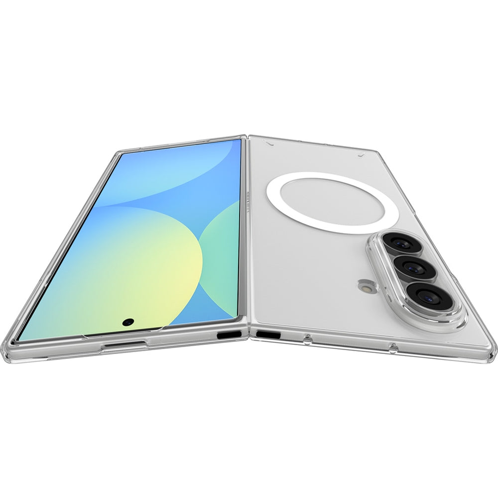 Handyhülle für Galaxy Z Fold8 Ultra, Spigen Air Skin Mag mit MagSafe, Transparent und Weiß