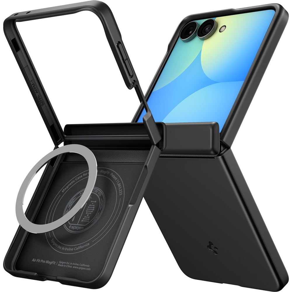 Handyhülle für Galaxy Z Flip8, Spigen Air Fit Pro Mag mit MagSafe, Schwarz