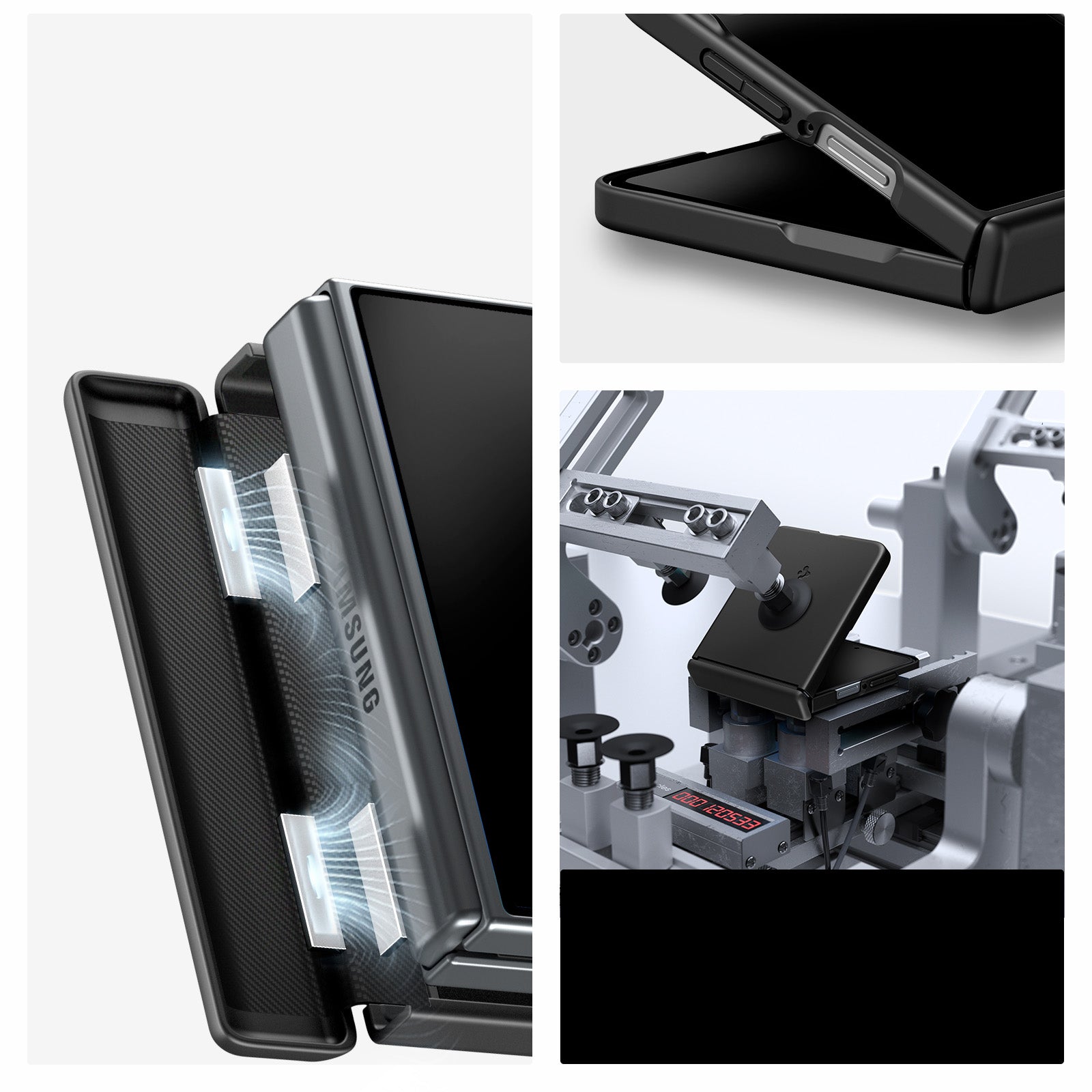 Handyhülle für Galaxy Z Flip8, Spigen Air Fit Pro Mag mit MagSafe, Schwarz
