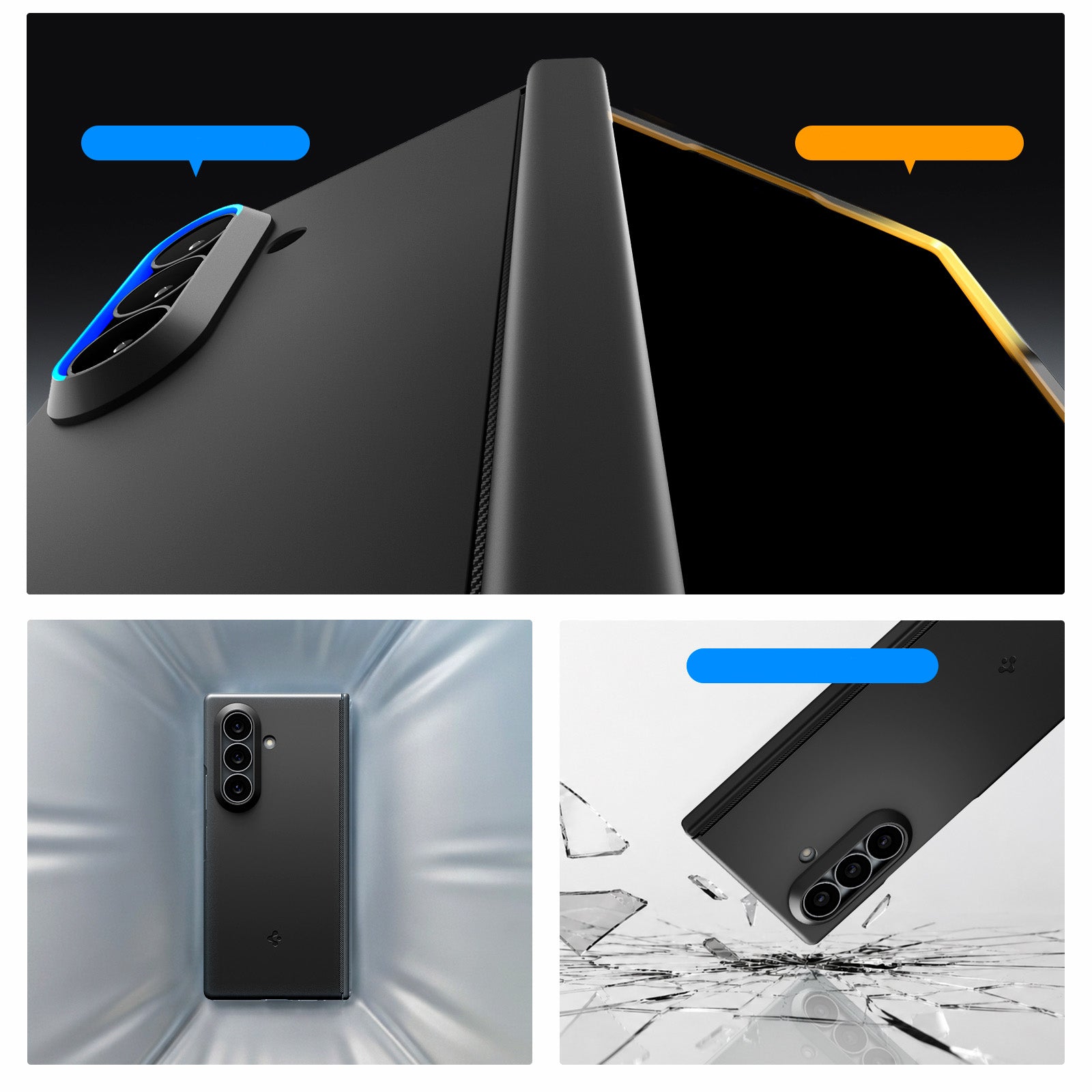 Handyhülle für Galaxy Z Fold8 Ultra, Spigen Air Fit Pro Mag mit MagSafe, Schwarz