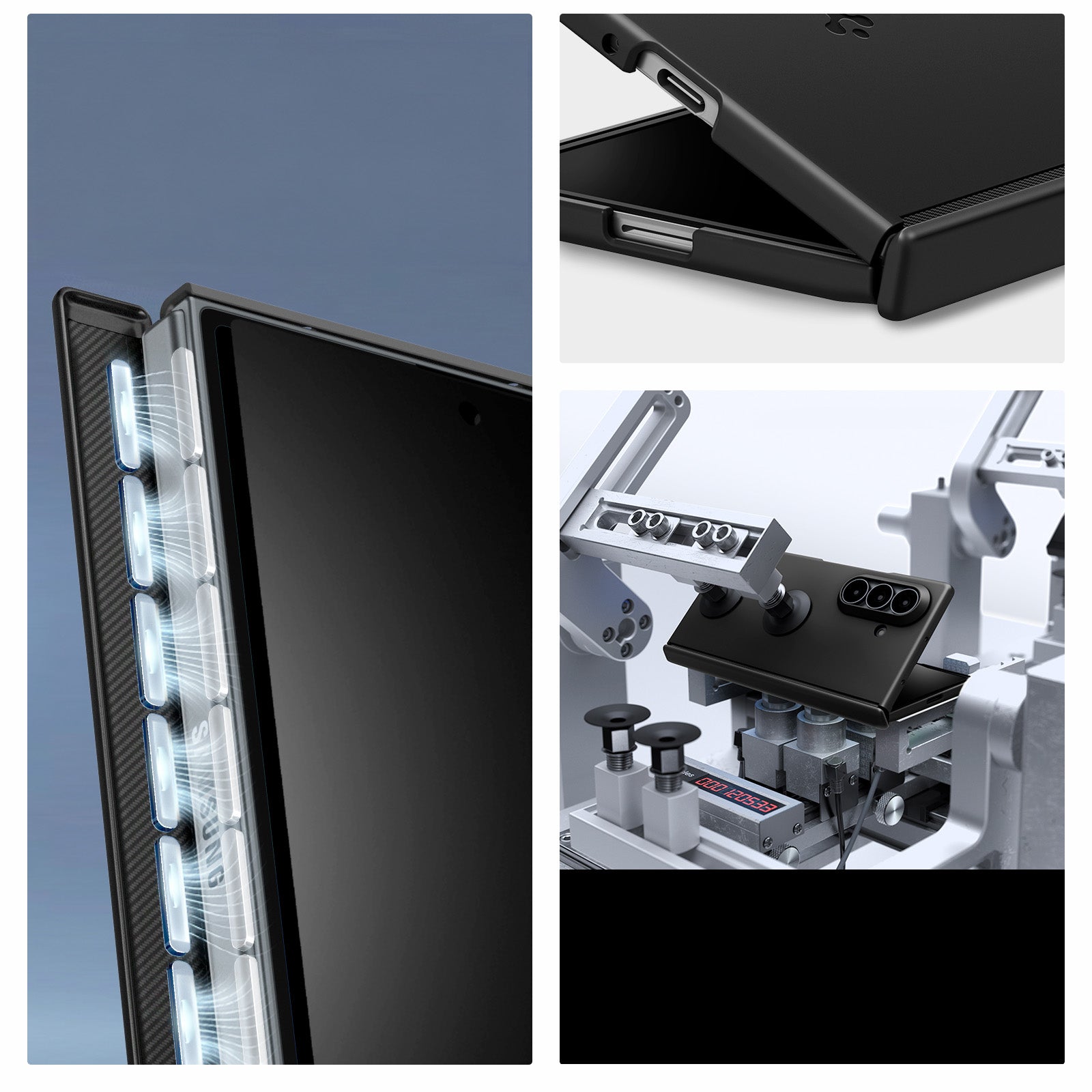 Handyhülle für Galaxy Z Fold8 Ultra, Spigen Air Fit Pro Mag mit MagSafe, Schwarz