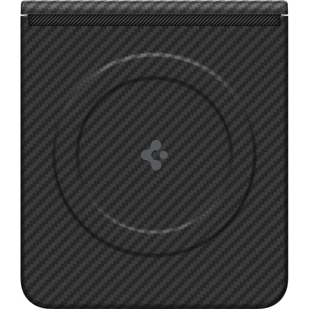 Handyhülle für Galaxy Z Flip8, Spigen Air Skin Aramid Mag mit MagSafe, Schwarz