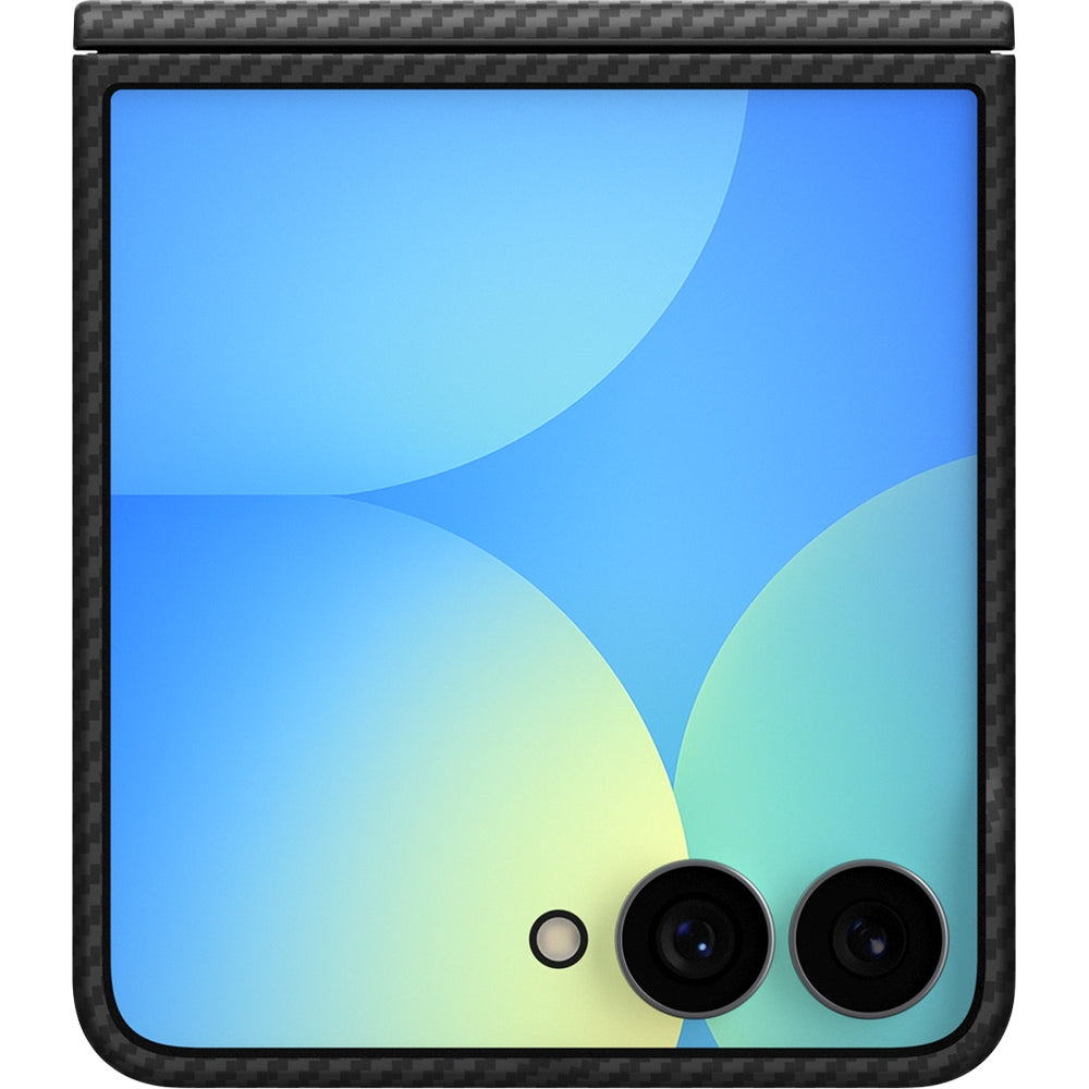 Handyhülle für Galaxy Z Flip8, Spigen Air Skin Aramid Mag mit MagSafe, Schwarz