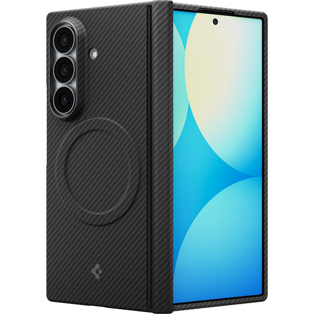 Handyhülle für Galaxy Z Fold8 Ultra, Spigen Air Skin Aramid Mag mit MagSafe, Schwarz