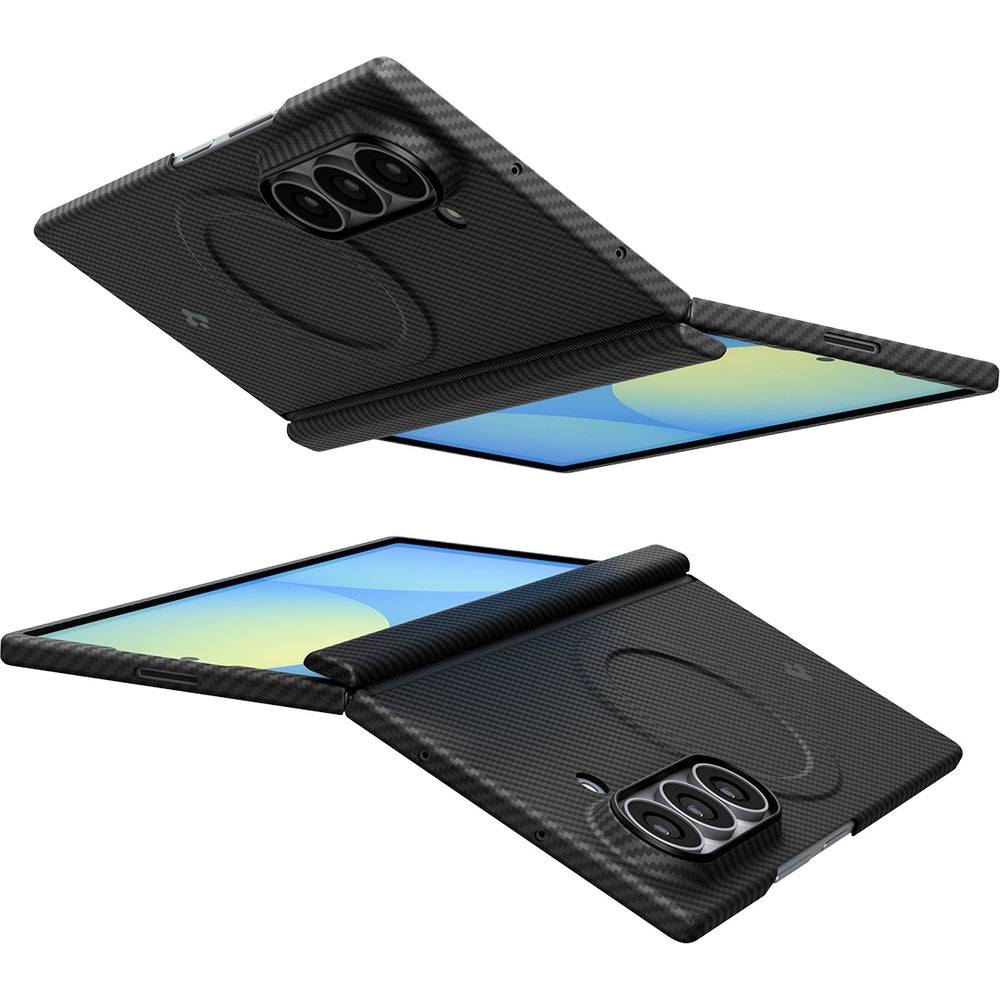 Handyhülle für Galaxy Z Fold8 Ultra, Spigen Air Skin Aramid Mag mit MagSafe, Schwarz