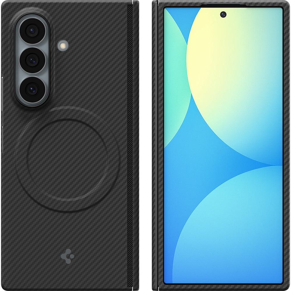 Handyhülle für Galaxy Z Fold8 Ultra, Spigen Air Skin Aramid Mag mit MagSafe, Schwarz
