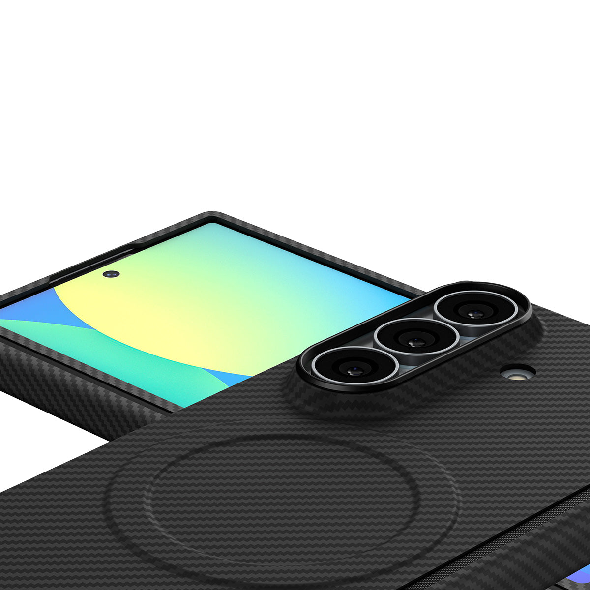 Handyhülle für Galaxy Z Fold8 Ultra, Spigen Air Skin Aramid Mag mit MagSafe, Schwarz