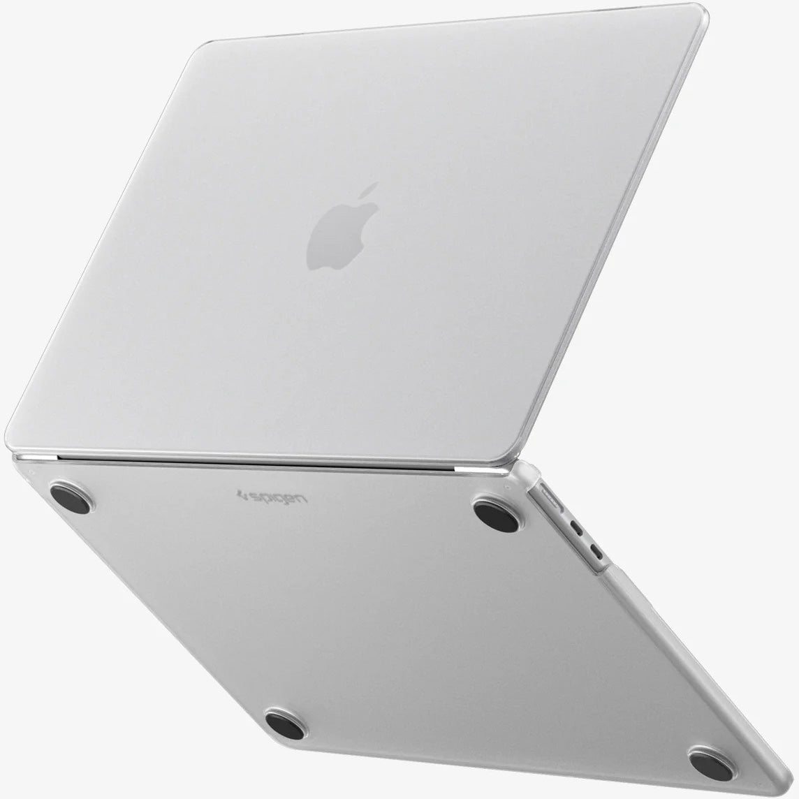 Schutzhülle für MacBook Air 13.6" M5 / M4 / M3 / M2, Spigen Air Skin, Transparent-Matt