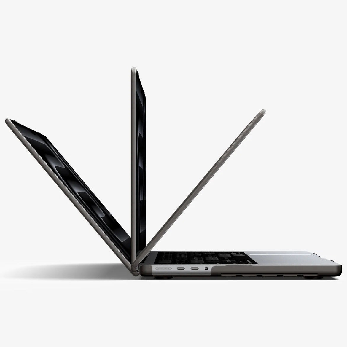 Schutzhülle für MacBook Pro 14" 2026-2021, Spigen Air Skin, Rauchfarben-Matt