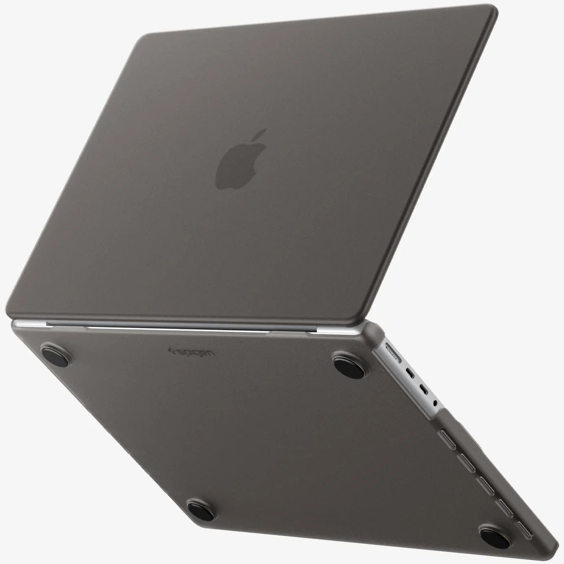 Schutzhülle für MacBook Pro 16" 2026-2021, Spigen Air Skin, Rauchfarben-Matt