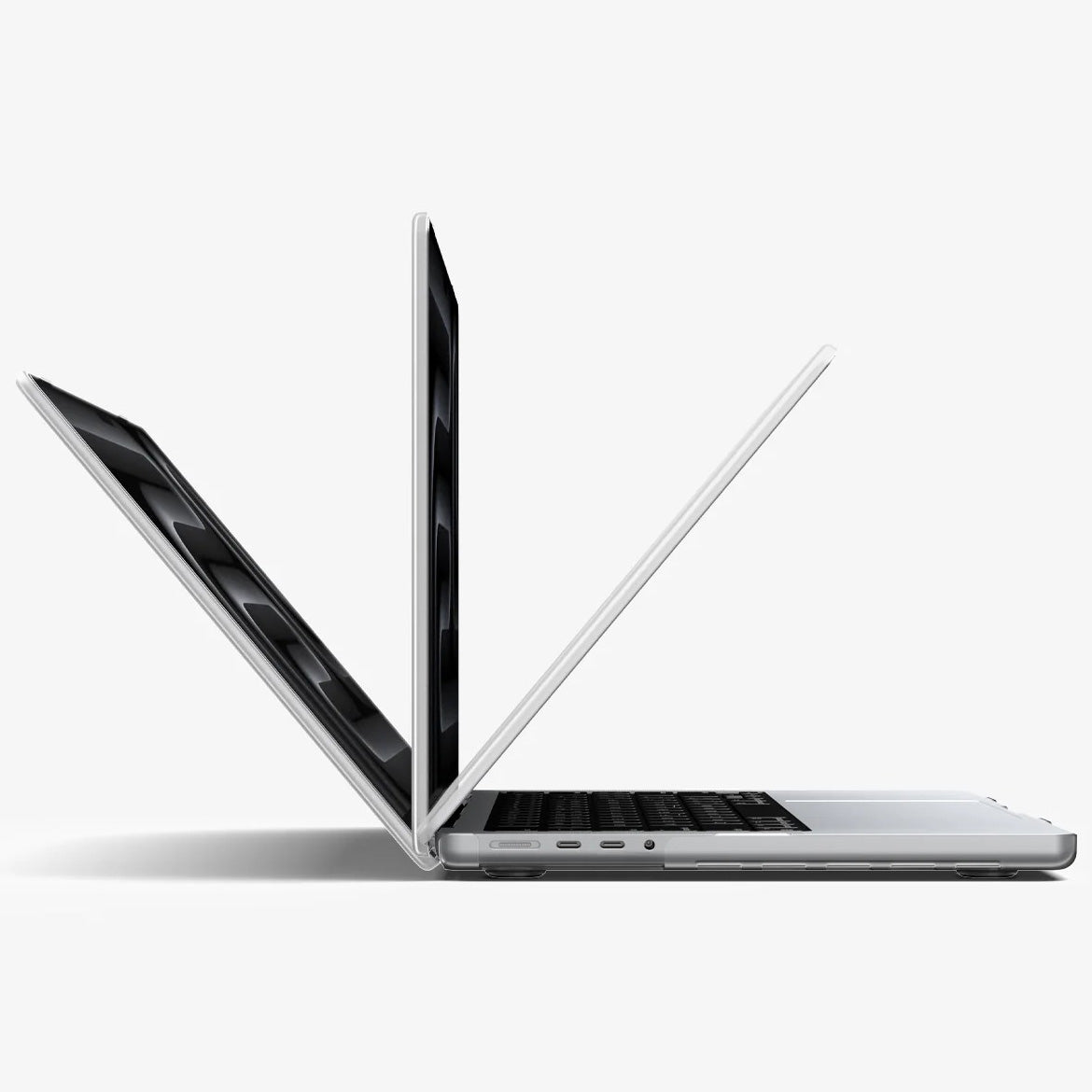 Schutzhülle für MacBook Pro 16" 2026-2021, Spigen Air Skin, Transparent-Matt