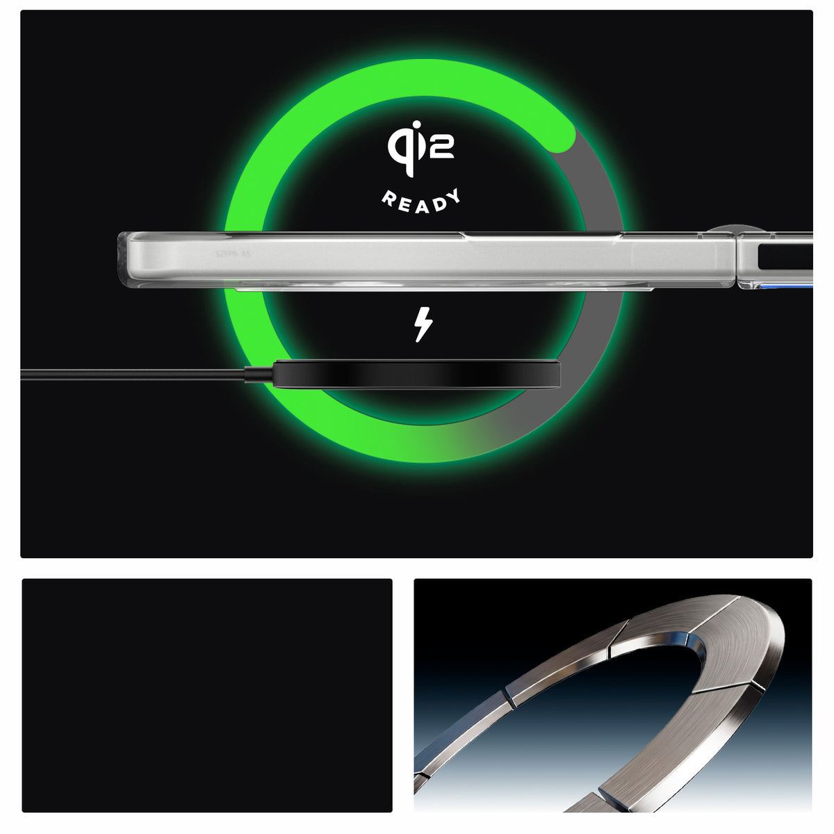 Handyhülle für Galaxy Z Flip8, Spigen Air Skin Mag mit MagSafe, Transparent