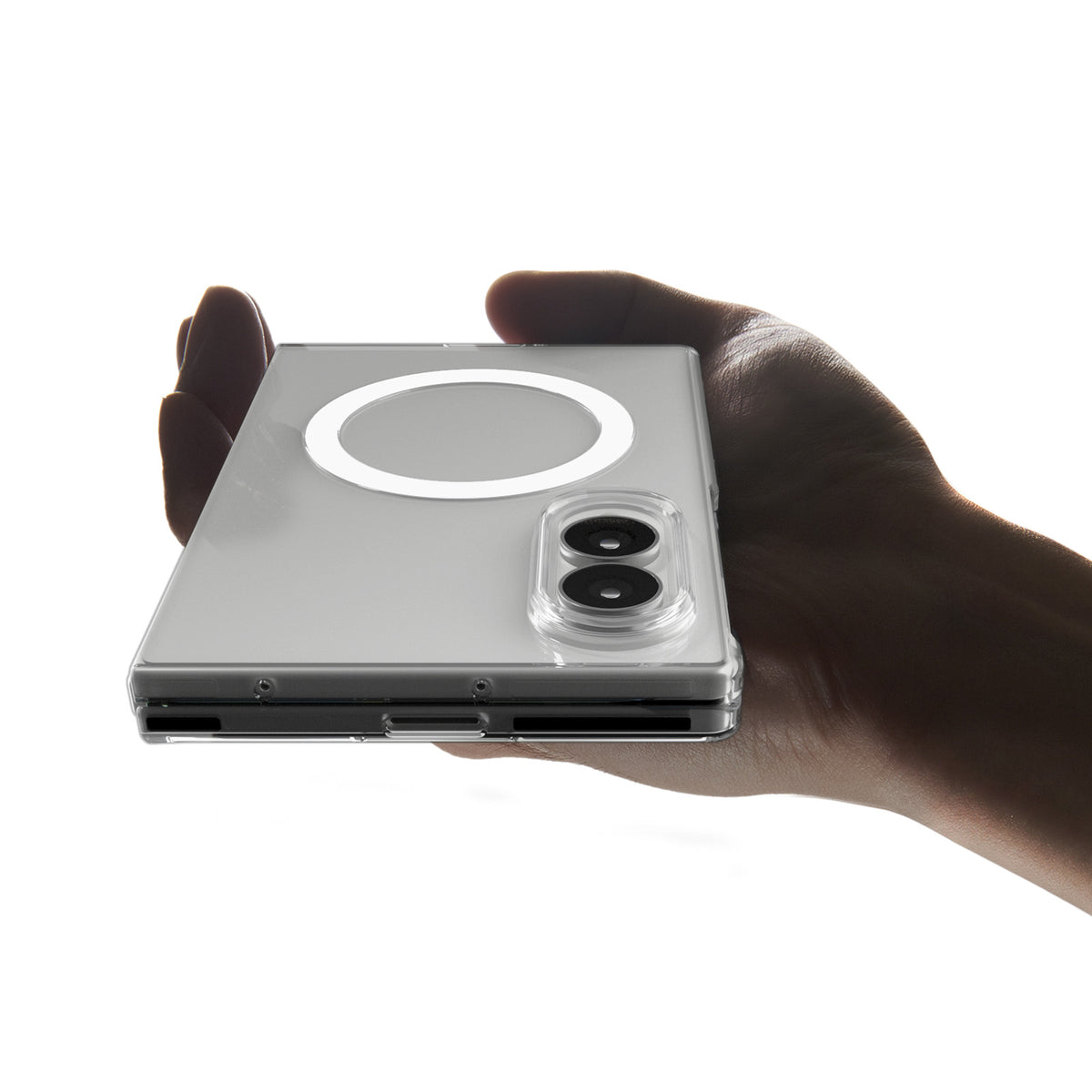 Handyhülle für Galaxy Z Fold8, Spigen Air Skin Mag mit MagSafe, Transparent