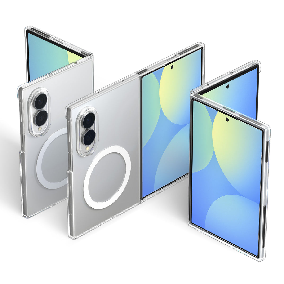 Handyhülle für Galaxy Z Fold8, Spigen Air Skin Mag mit MagSafe, Transparent