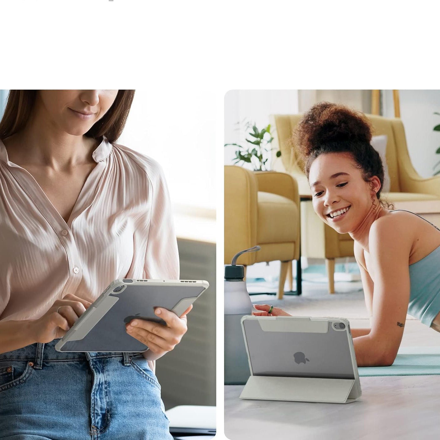 Schutzhülle für iPad Air 11" / 10.9" 2020-2026, Spigen Air Skin Pro, Grau