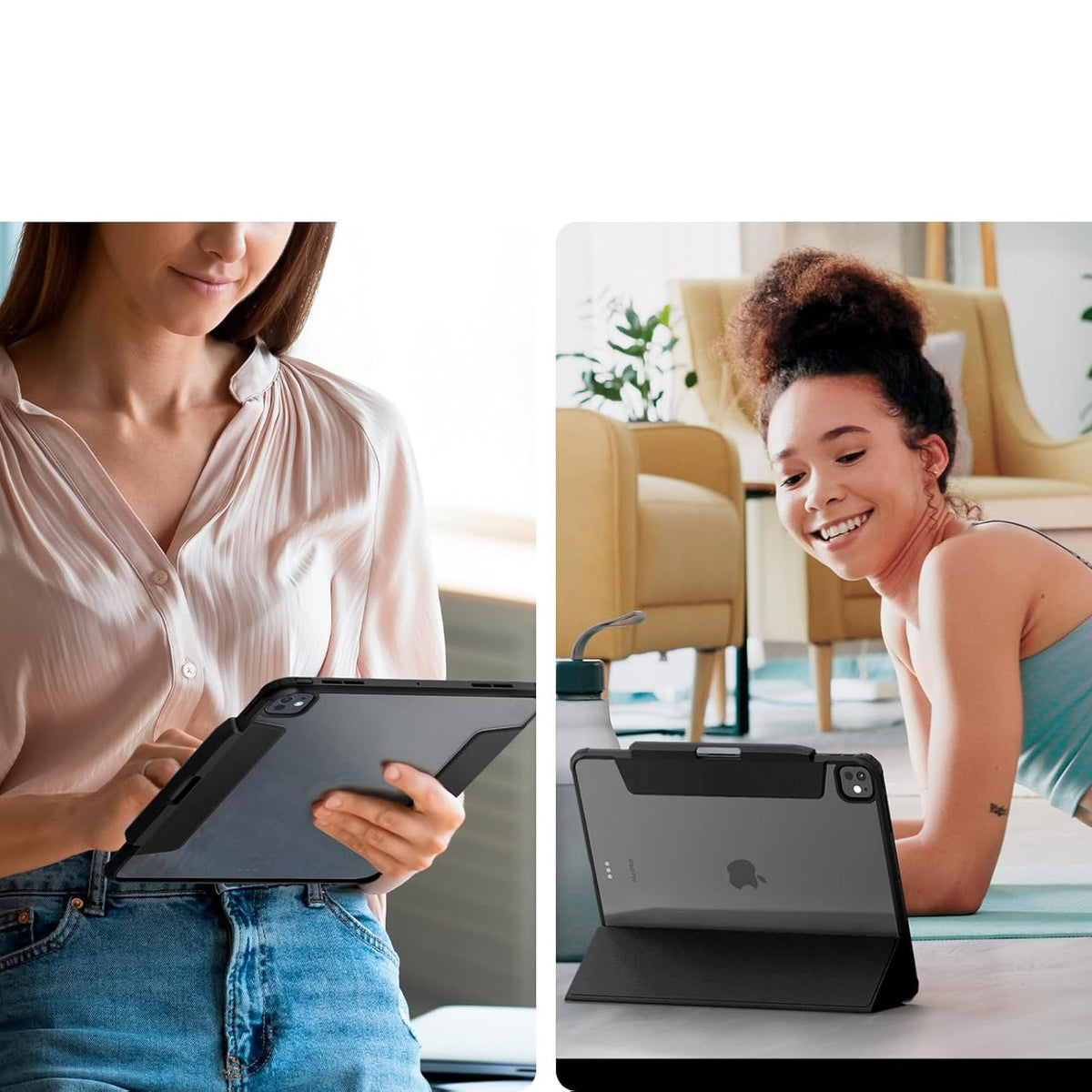 Schutzhülle für iPad Pro 11" 2025 / 2024, Spigen Air Skin Pro, Schwarz