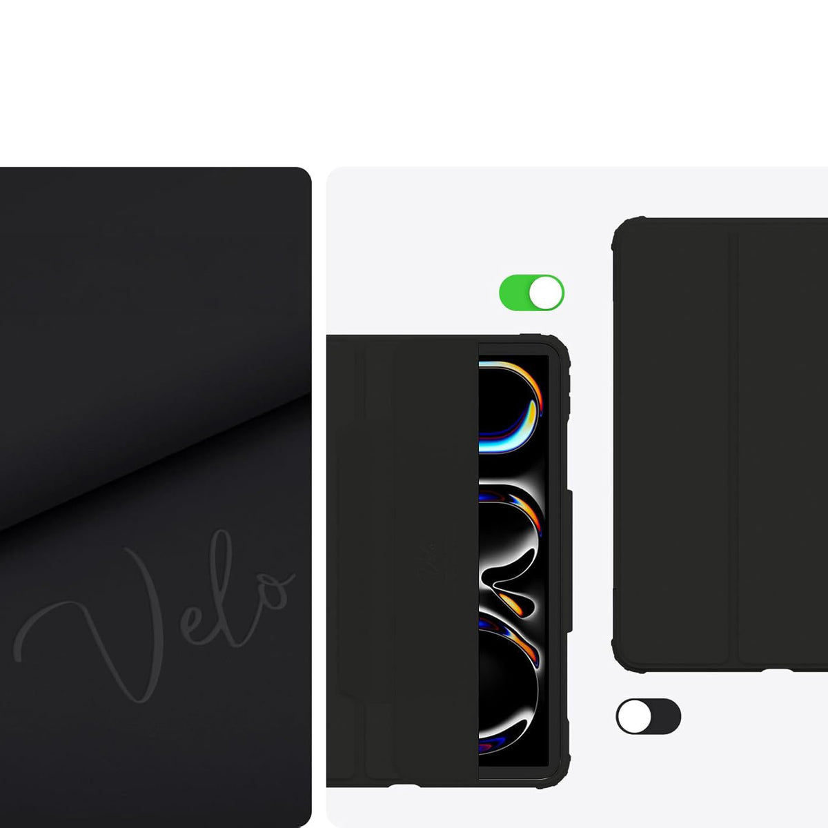 Schutzhülle für iPad Pro 11" 2025 / 2024, Spigen Air Skin Pro, Schwarz