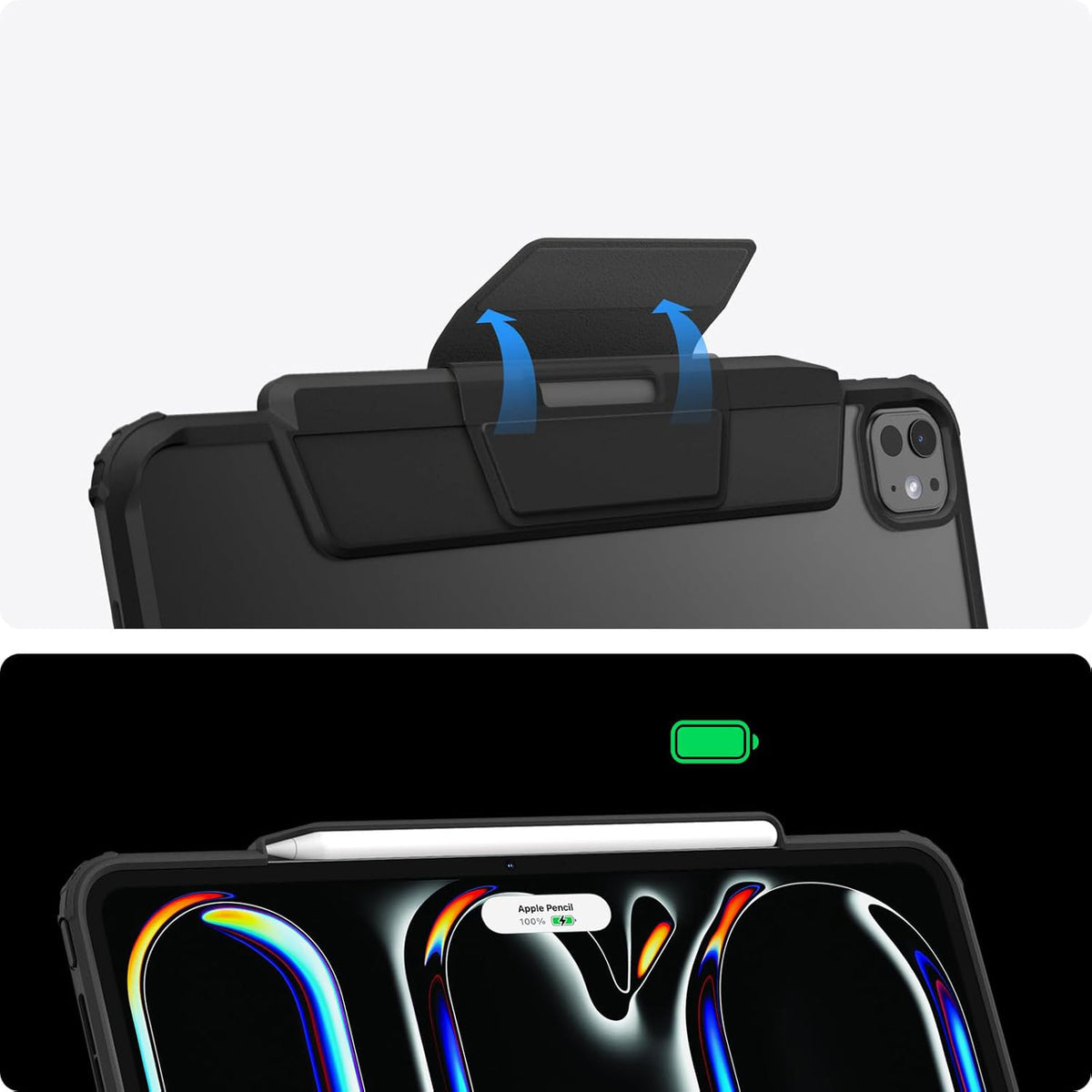 Schutzhülle für iPad Pro 11" 2025 / 2024, Spigen Air Skin Pro, Schwarz