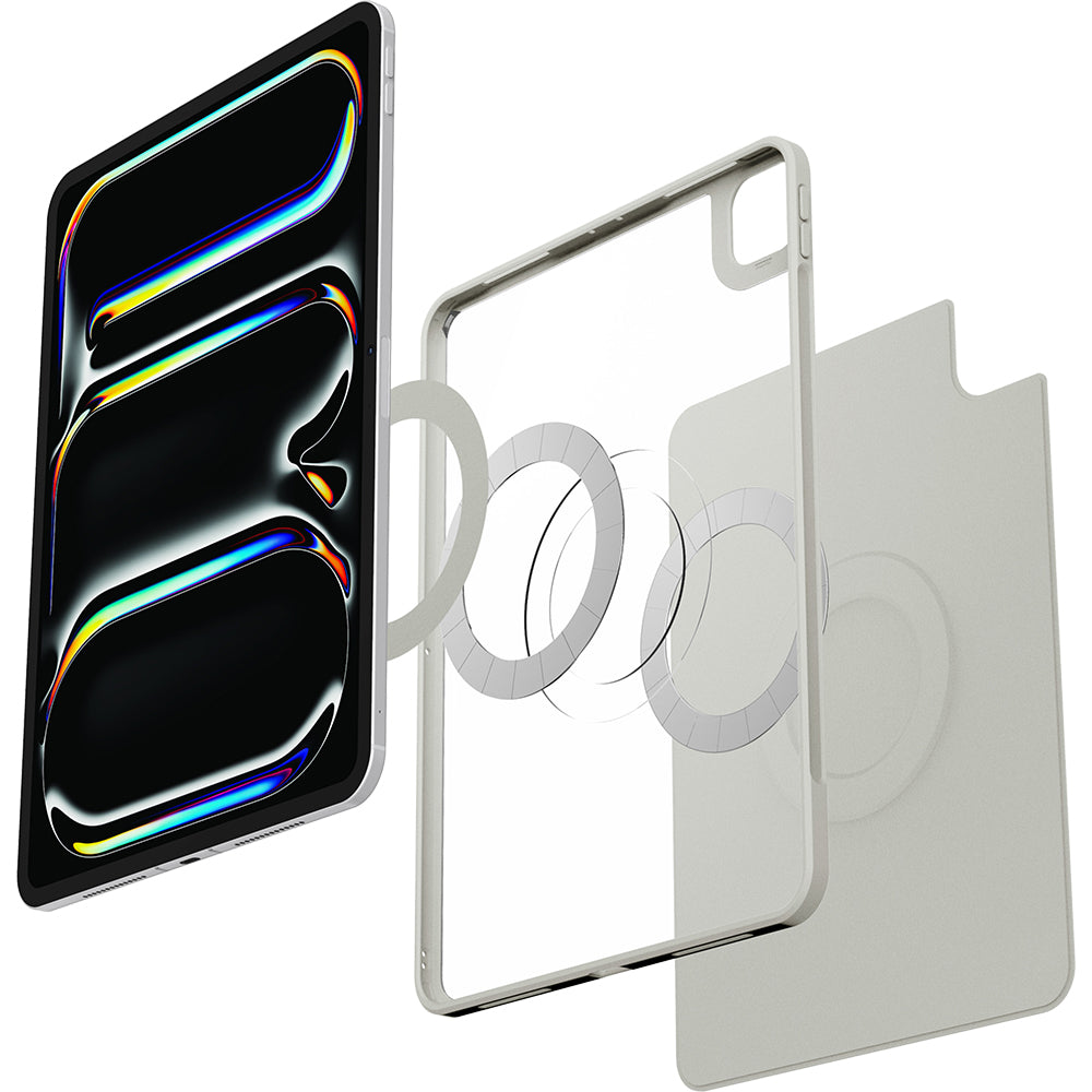 Schutzhülle für iPad Pro 13" 2025 / 2024, Spigen Air Skin Pro OneTap, Grau