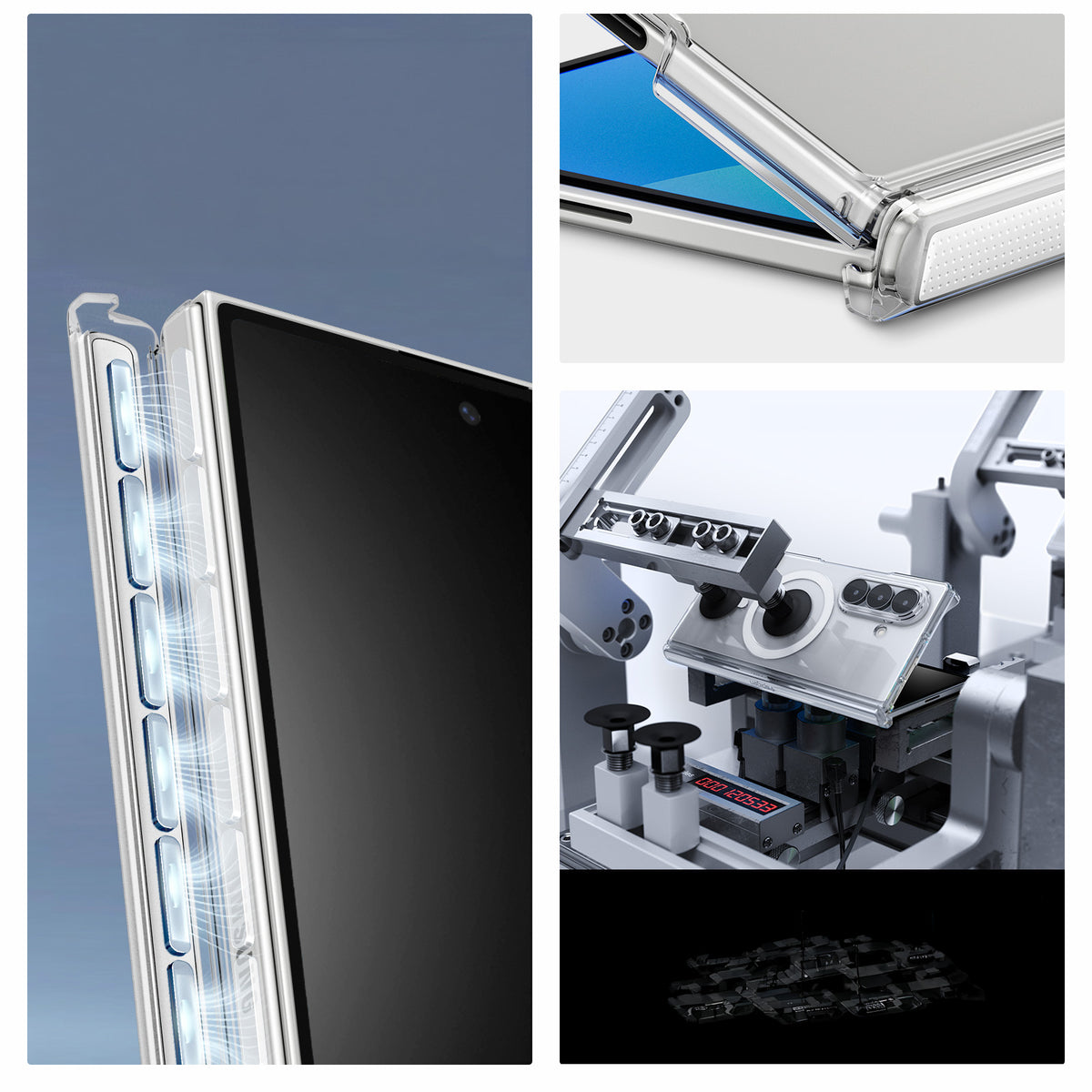 Handyhülle für Galaxy Z Fold8 Ultra, Spigen Air Skin Zero Mag mit MagSafe, Transparent